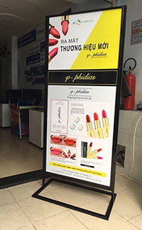 Standee Sắt 2 mặt 80x170